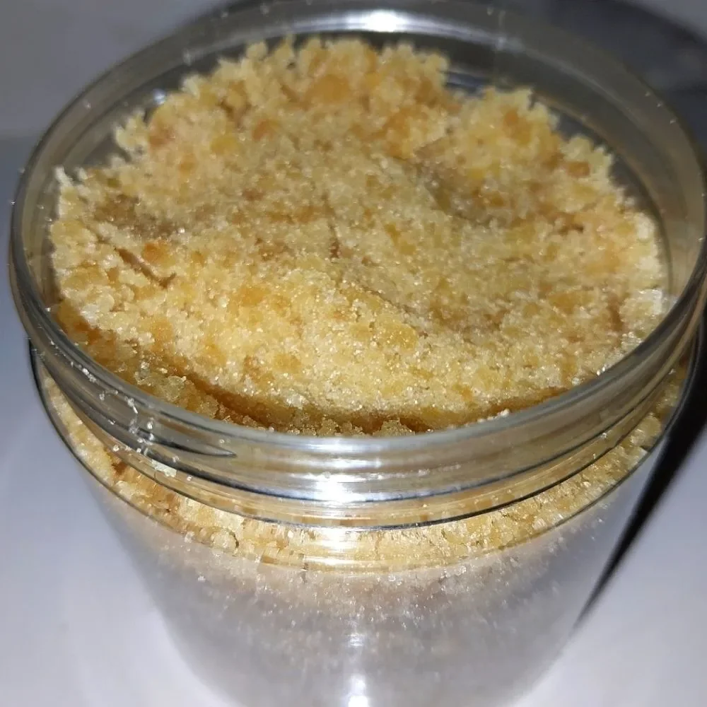 Hand crafted natural Brown sugar emulsified sugar scrub 6oz